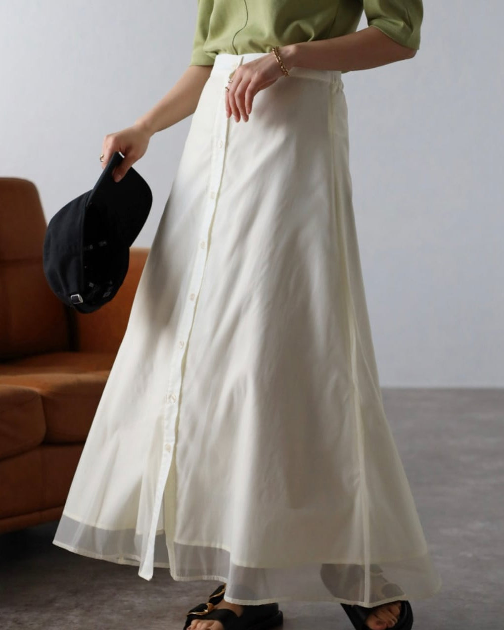 シアードッキングフレアスカート