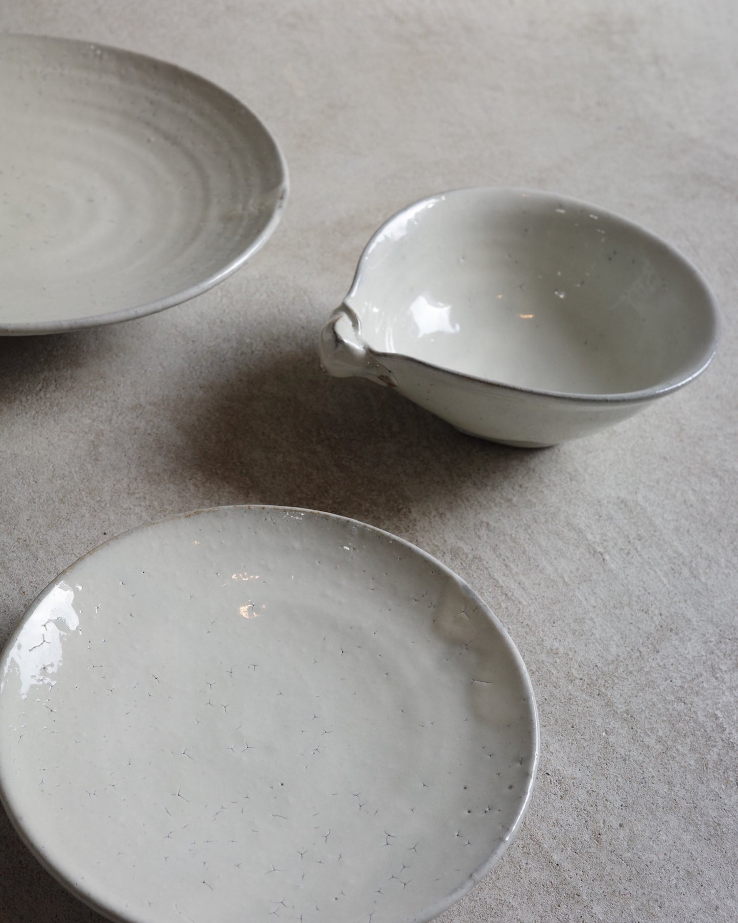 とんすい 荒粉引(美濃焼)