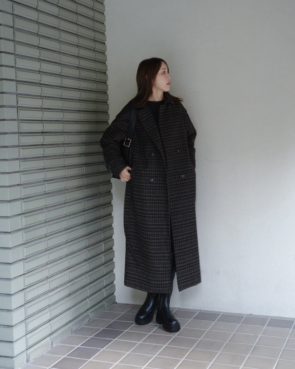 ダブルブレストチェスターコート