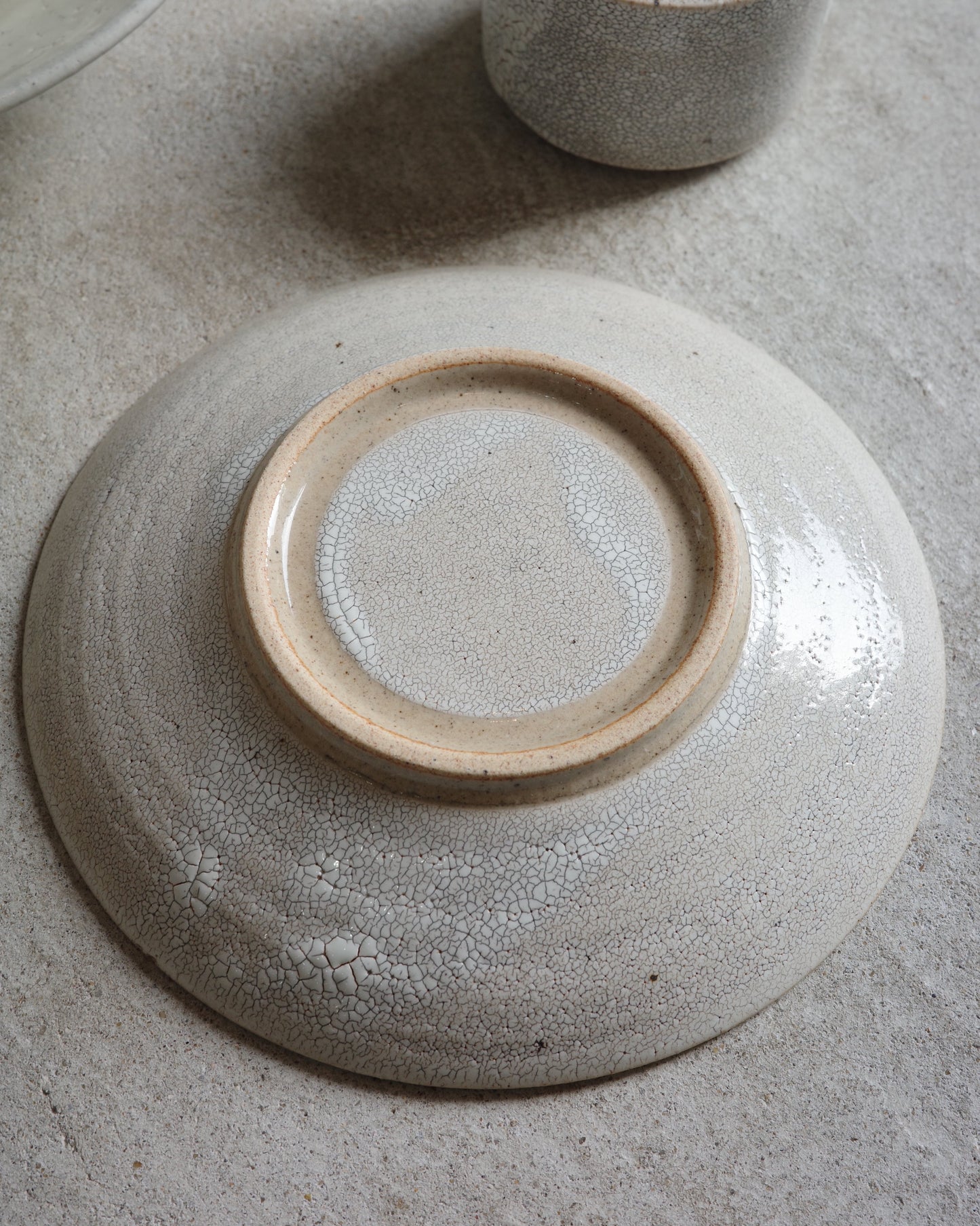 錆かいらぎ まる皿M(美濃焼)