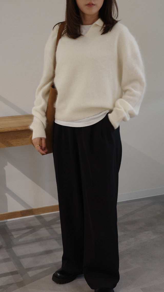 キャンディーウールニット