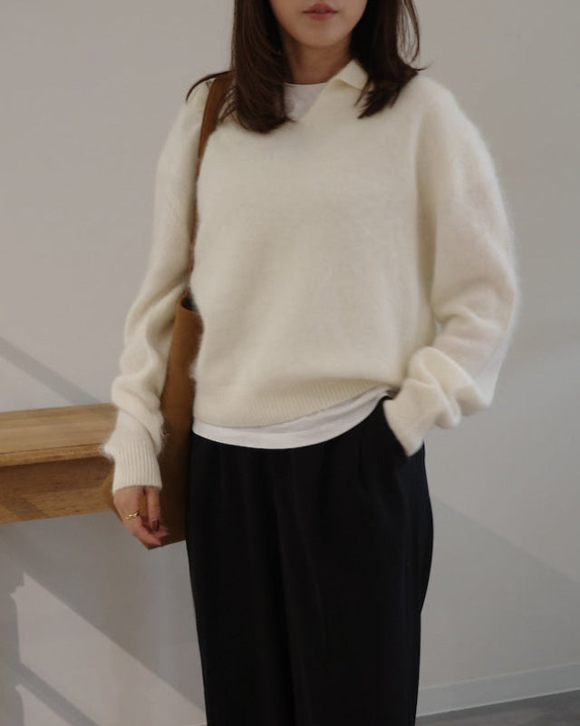 キャンディーウールニット