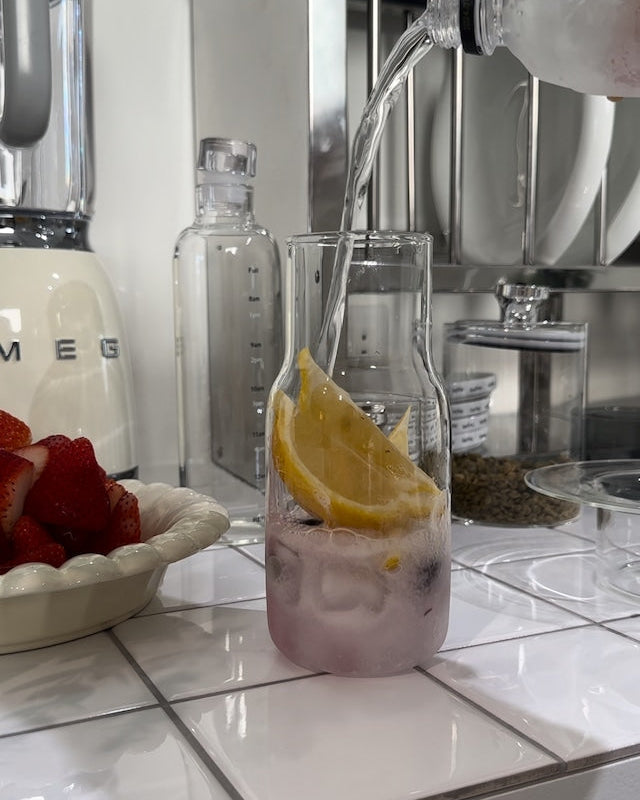 ガラスのタンブラー