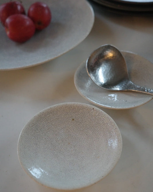 錆かいらぎ まる皿S（美濃焼）