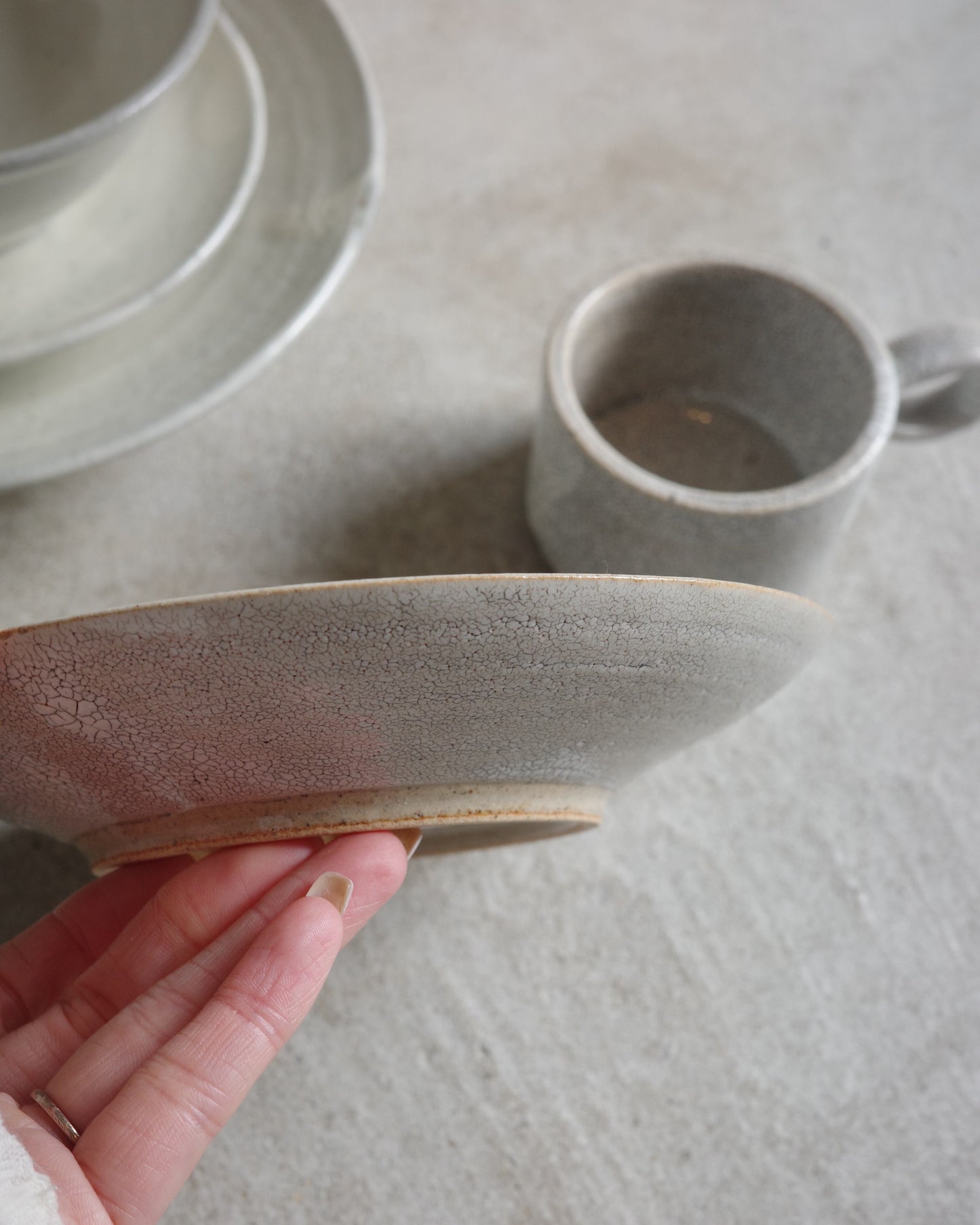 錆かいらぎ　まる皿Ｍ（美濃焼）