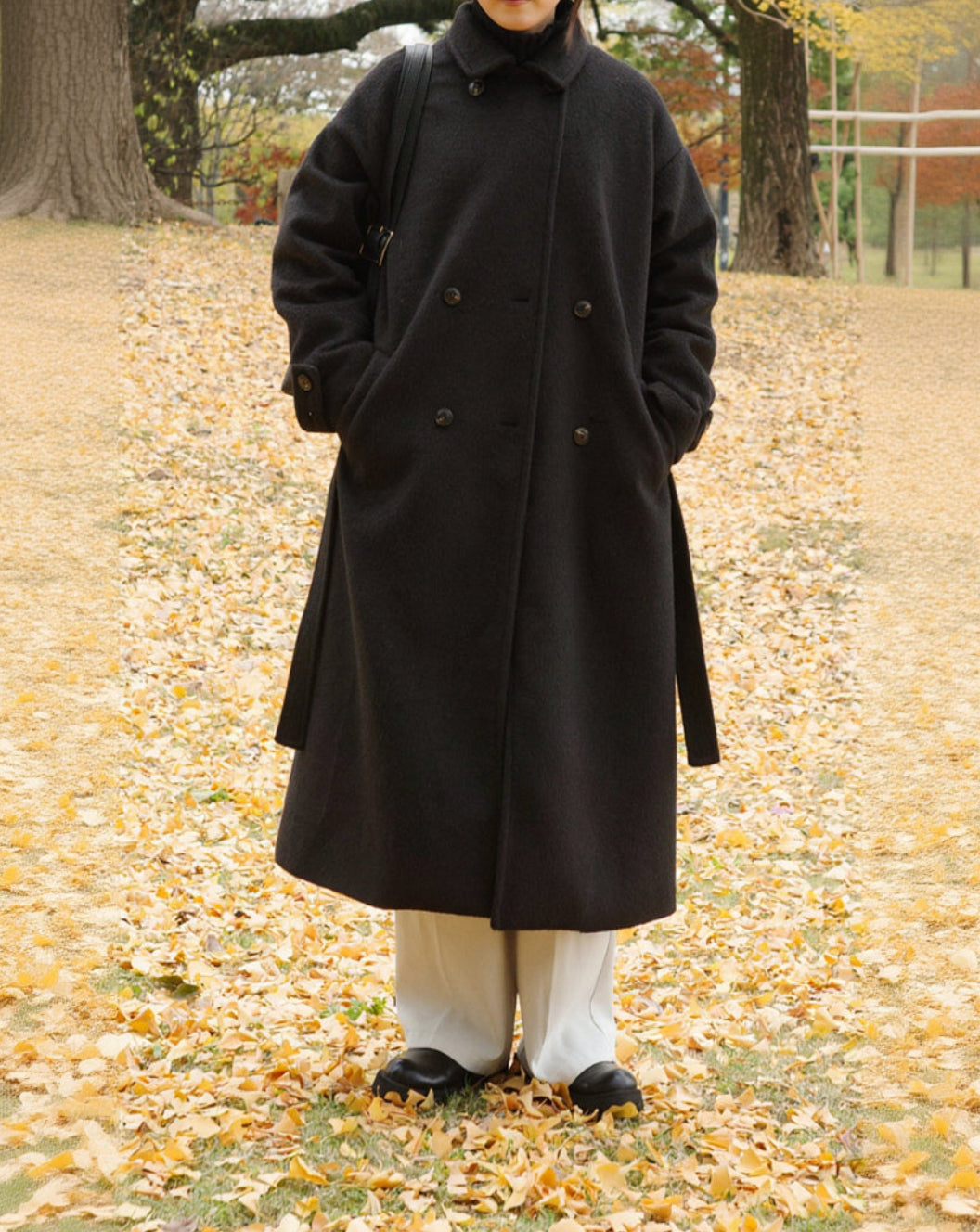 ダブルブレストチェスターコート