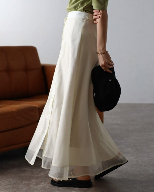 シアードッキングフレアスカート