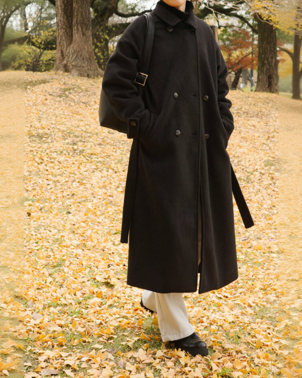 ダブルブレストチェスターコート