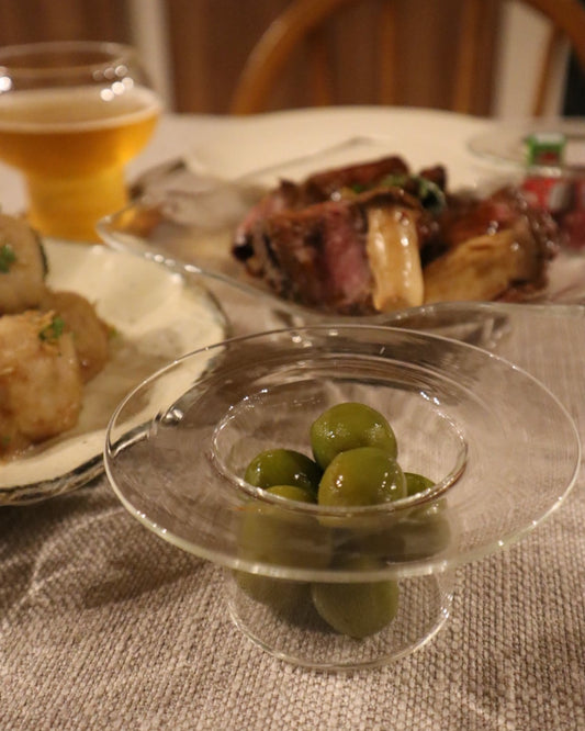 シンプルガラスプレート（小）