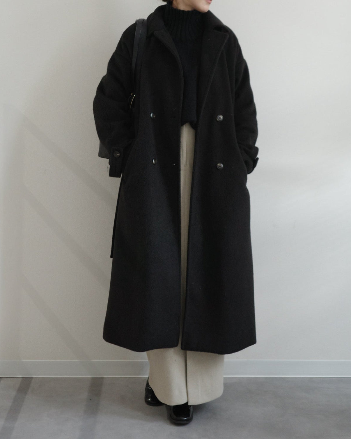 ダブルブレストチェスターコート