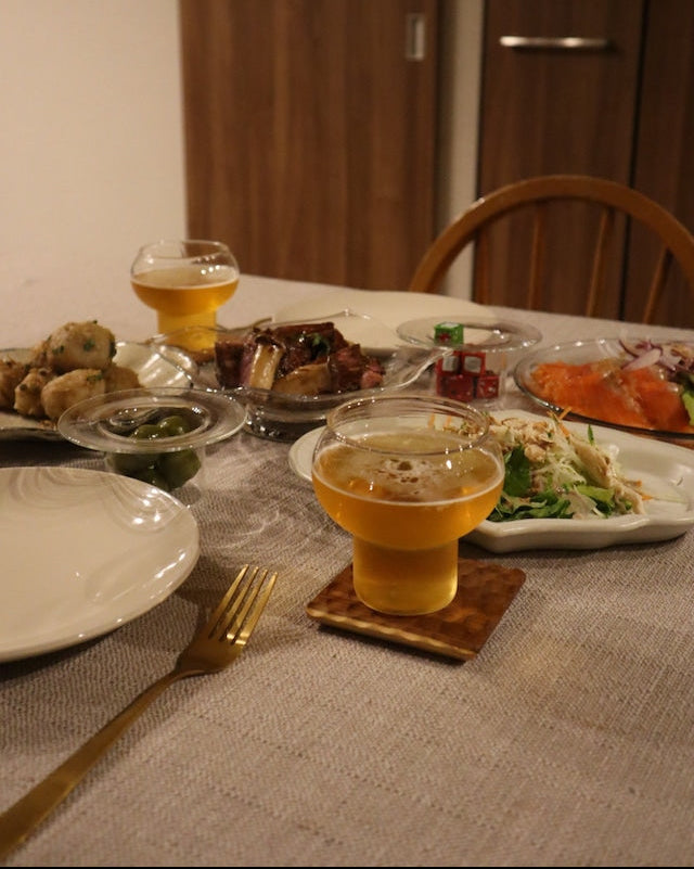 シンプルガラスプレート（小）