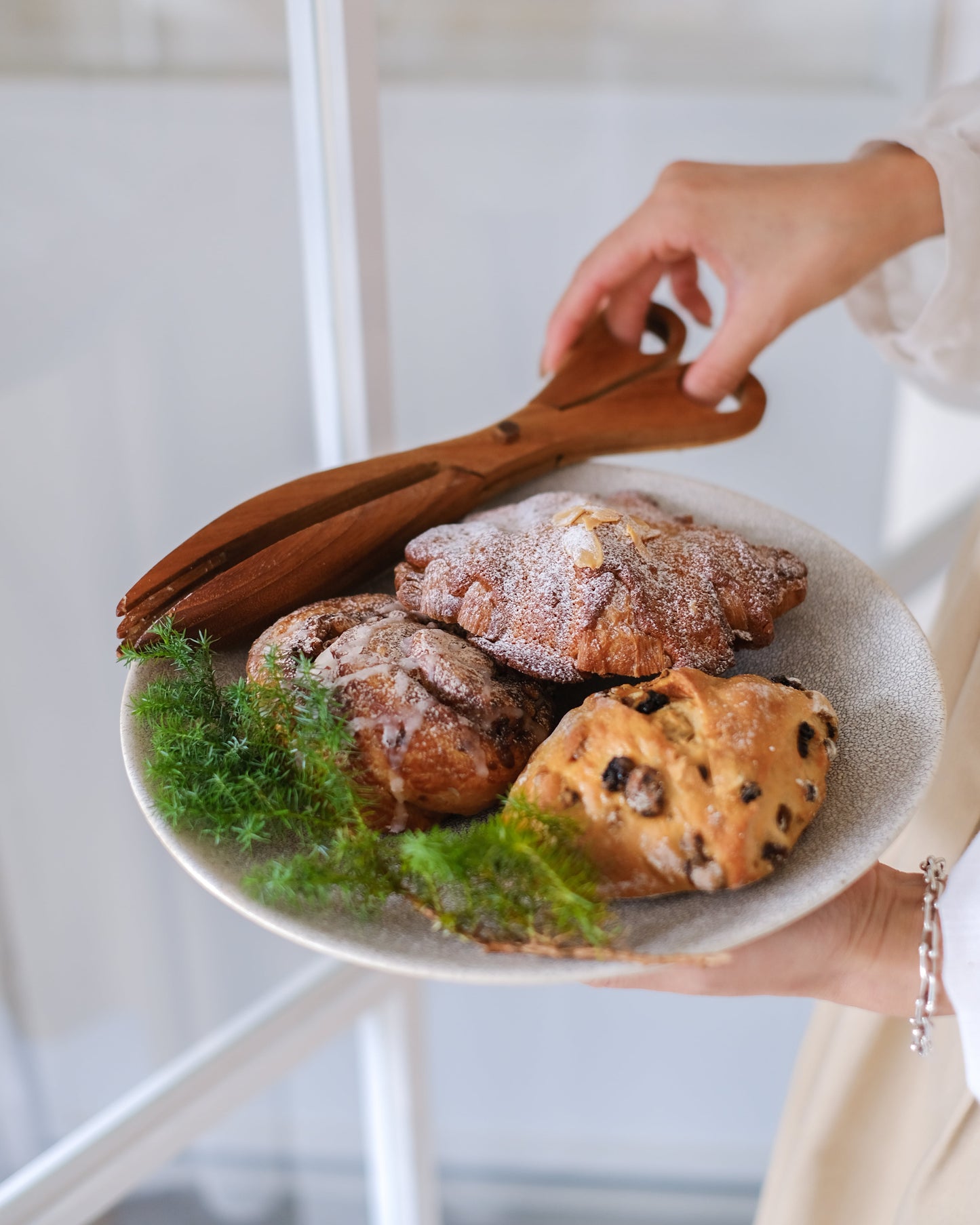 錆かいらぎ まる皿　L（美濃焼）