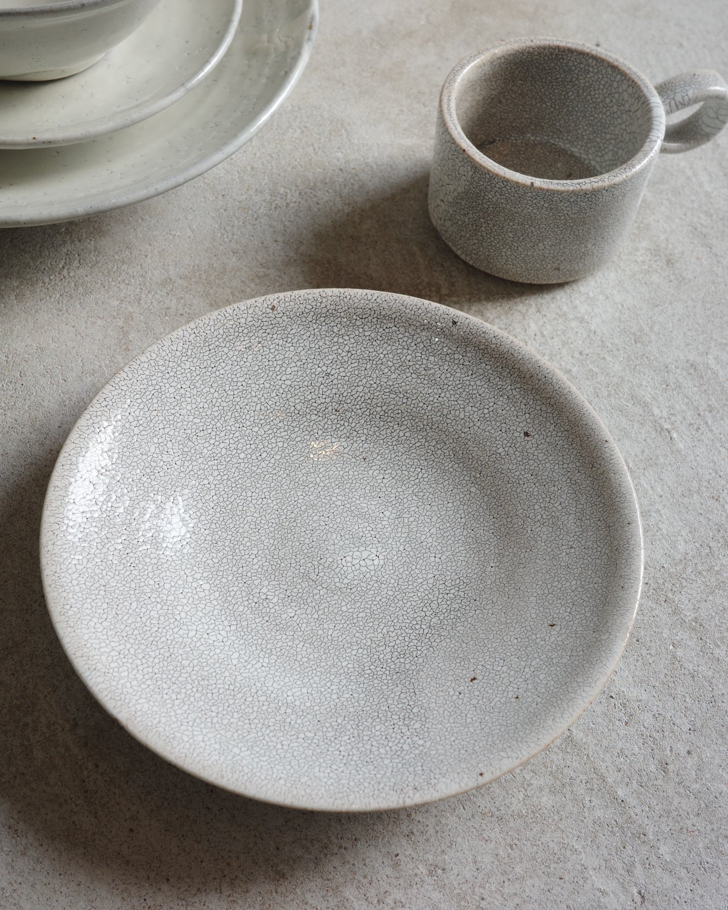 錆かいらぎ　まる皿Ｍ（美濃焼）