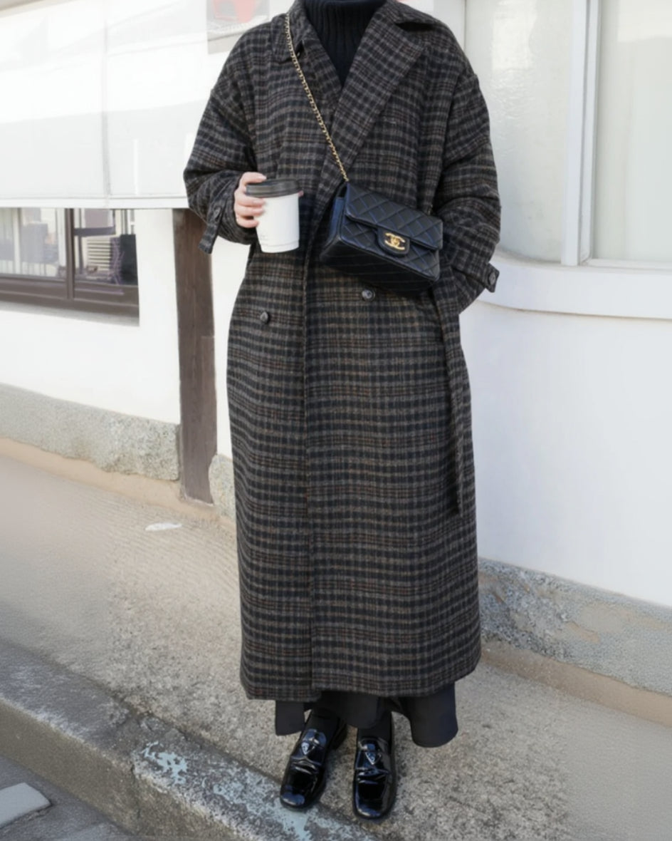 ダブルブレストチェスターコート