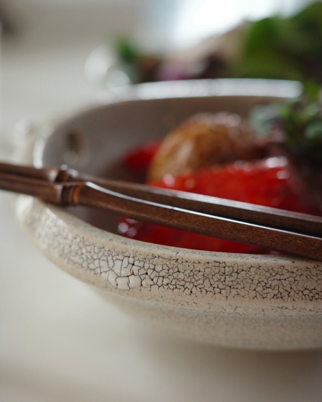 錆かいらぎ片口変形4.5寸鉢（美濃焼）