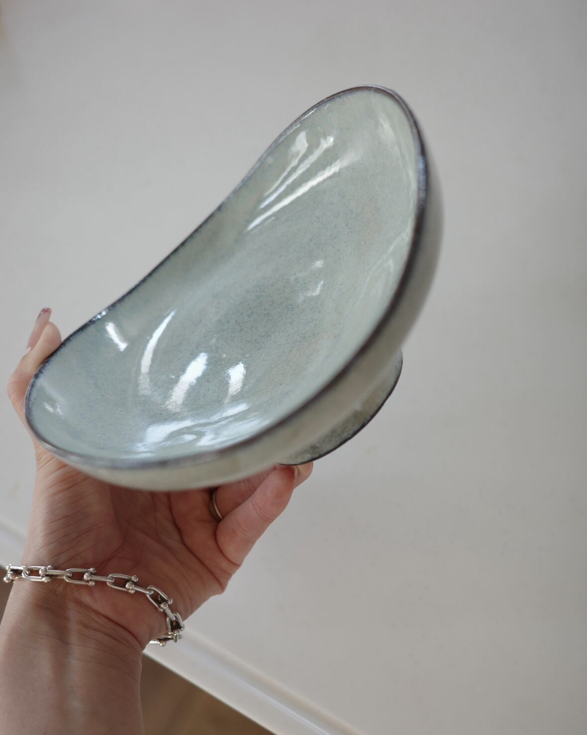 クルヴァーレ5.5寸鉢(乳白)