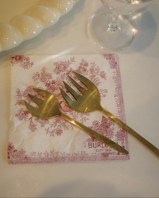 BRASSで出来た丸いフォルムのフォーク