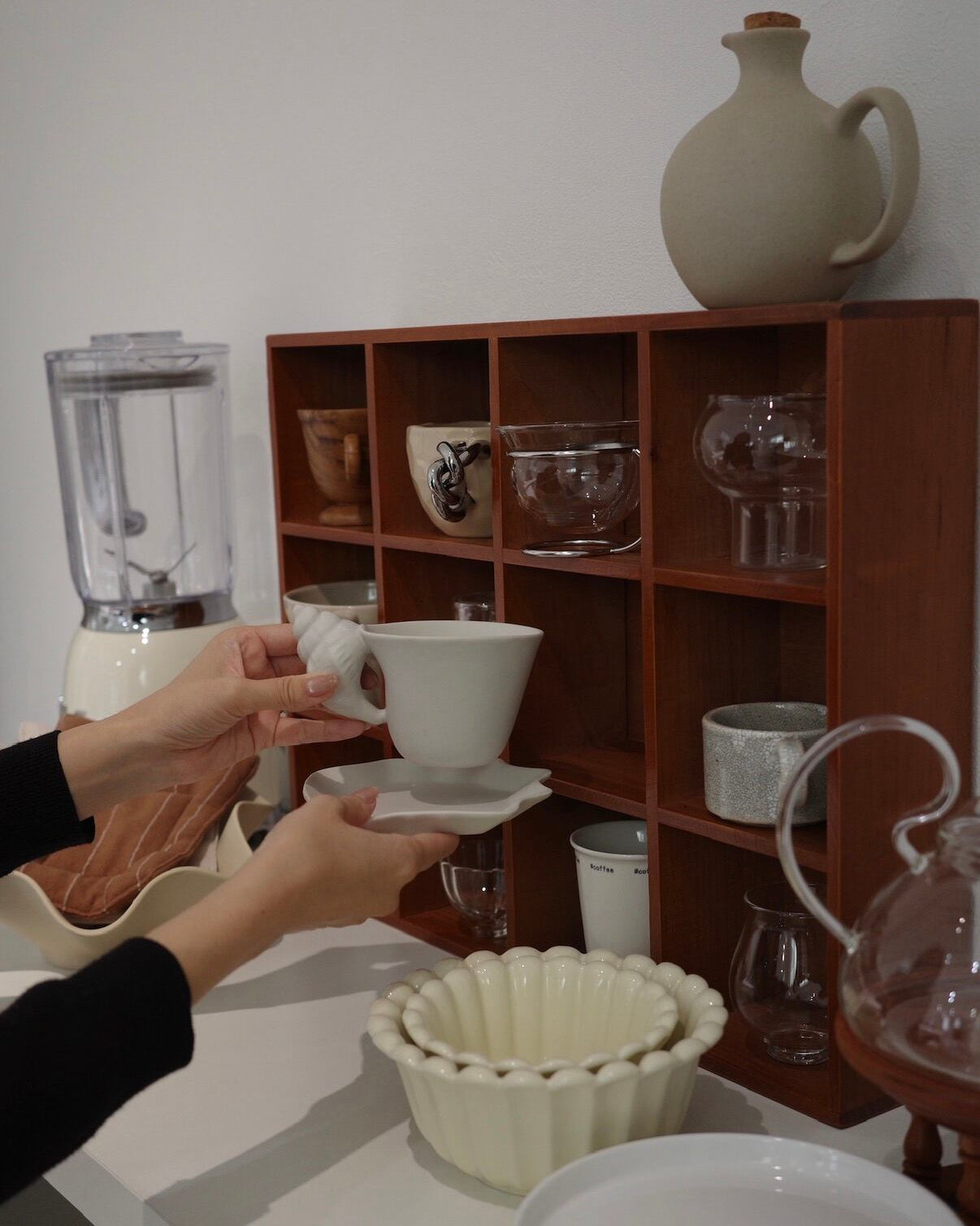 シェルカップ&ソーサー