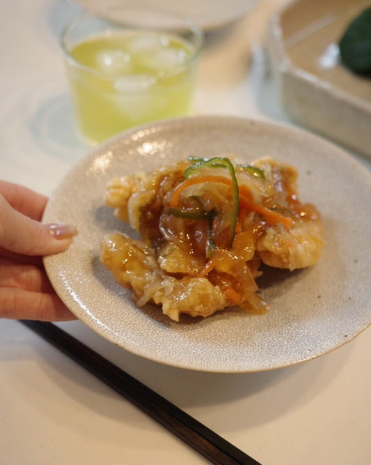 錆かいらぎ　まる皿Ｍ（美濃焼）