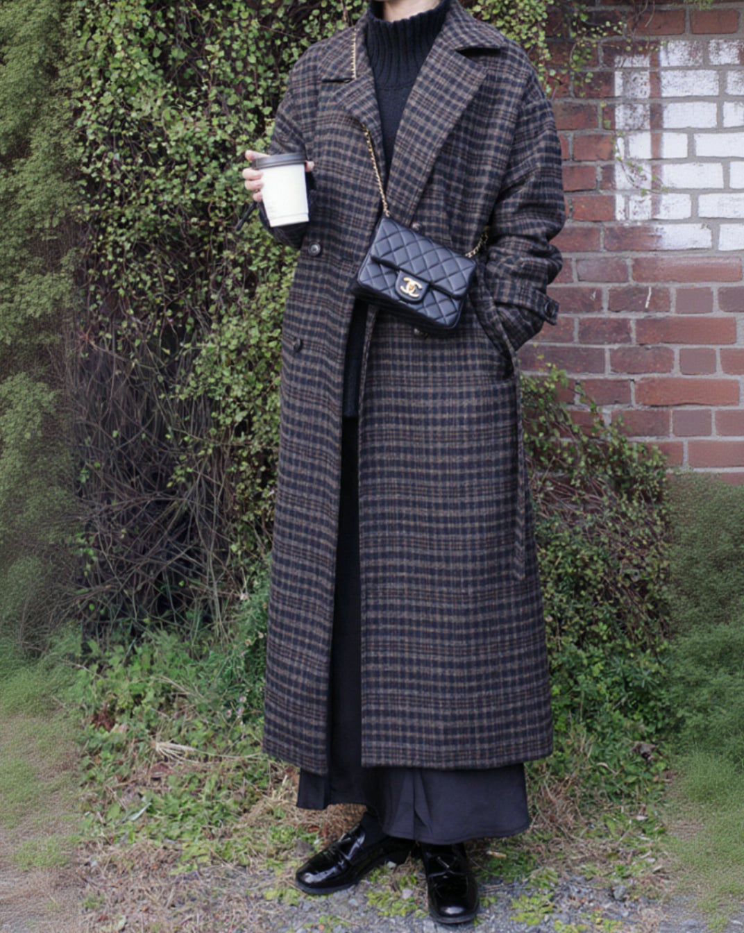 ダブルブレストチェスターコート