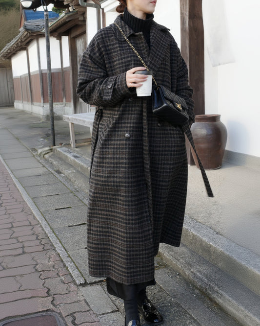 ダブルブレストチェスターコート