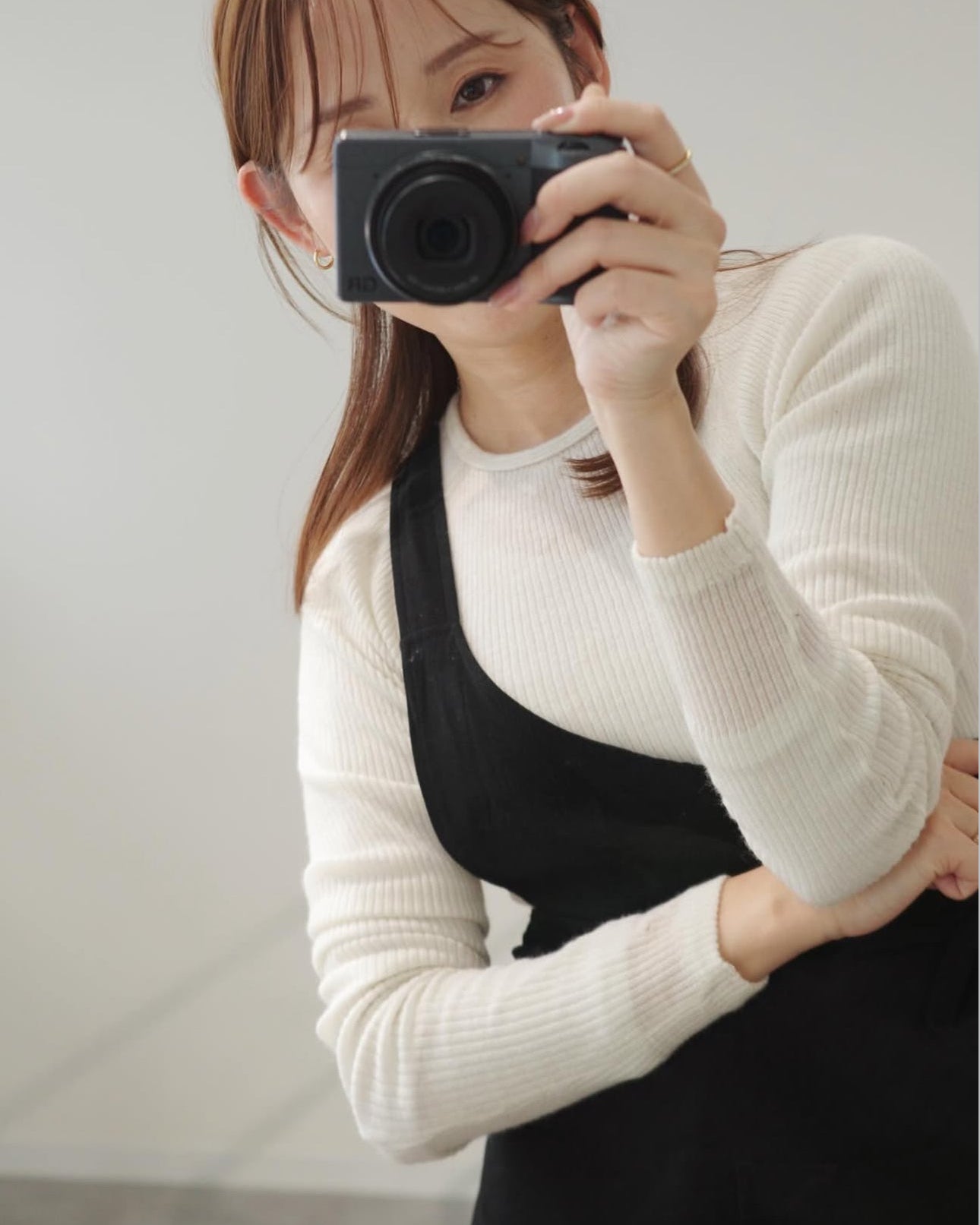 ワンショルダーラップエプロン