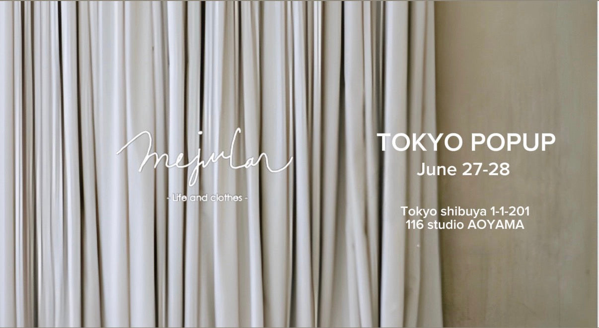 【POPUP来場予約】Mejular POPUP STORE TOKYO
