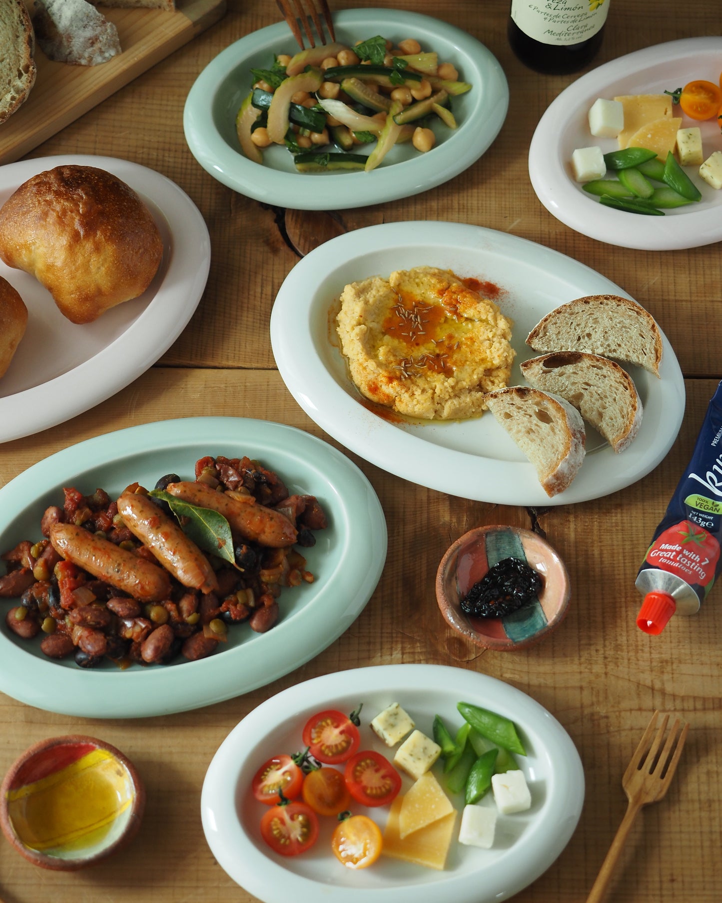 ポップな器 OVAL PLATE S