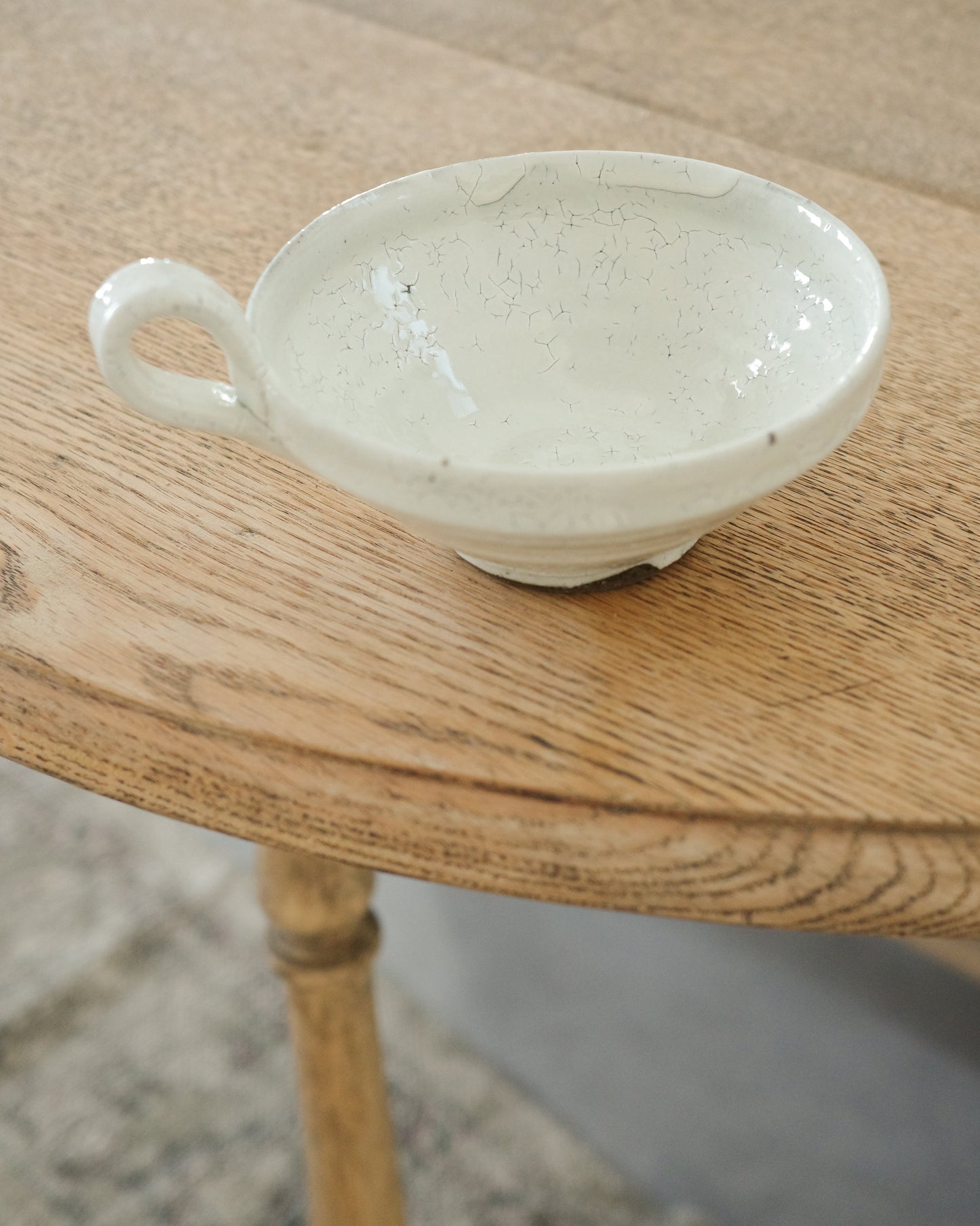 スープカップ　荒粉引（美濃焼）