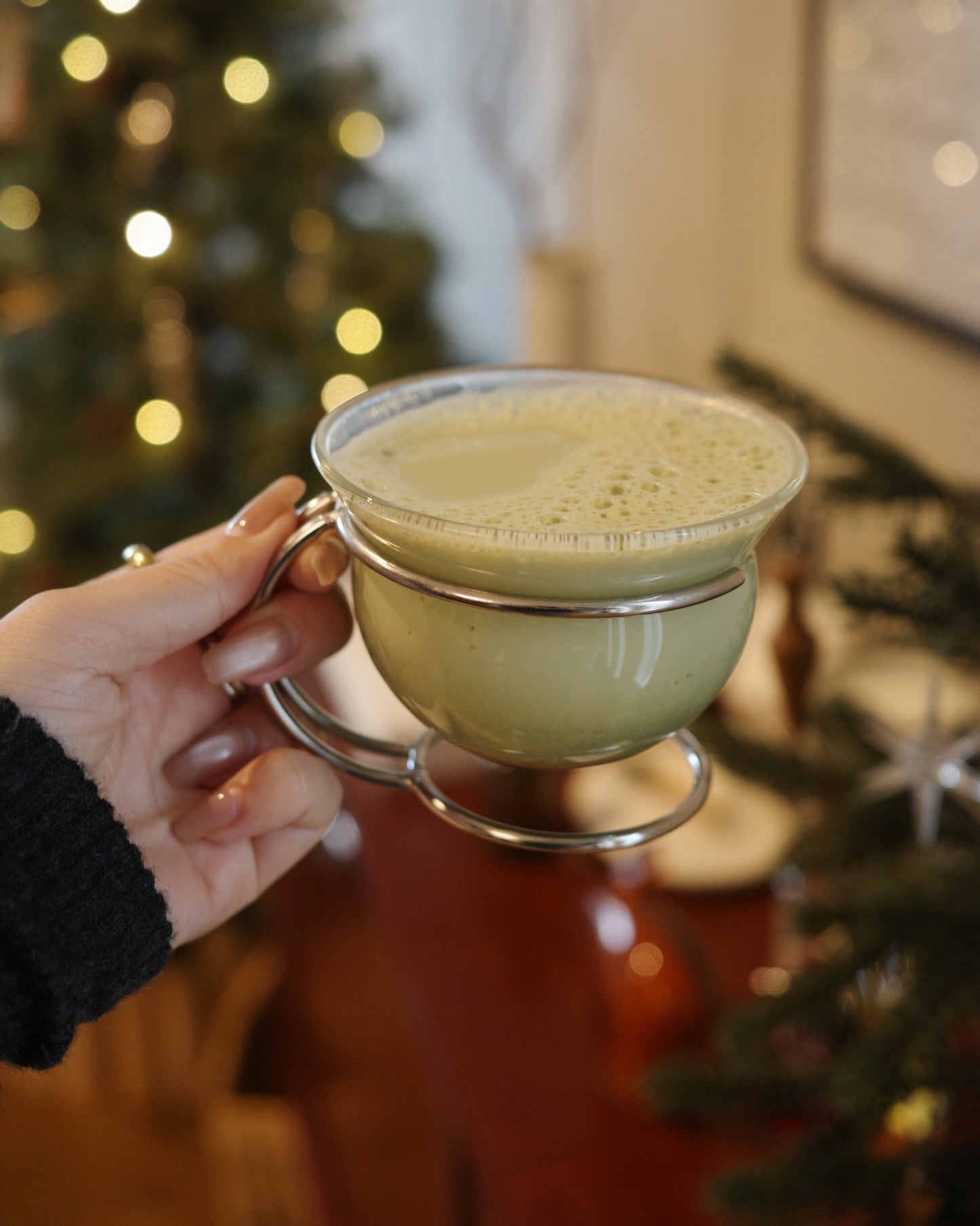 ステンレスホルダーグラス