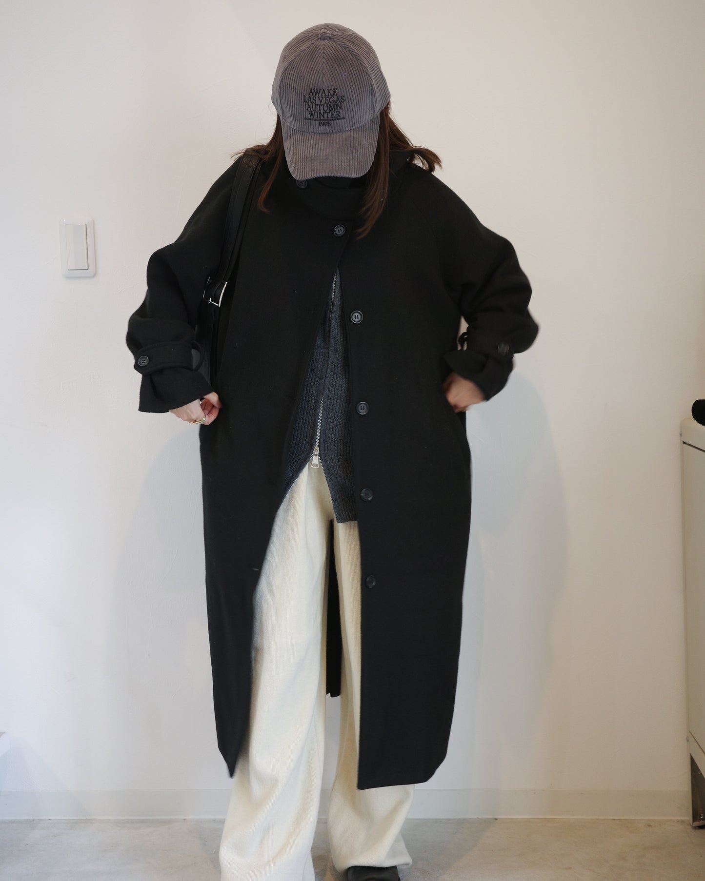 コーデュロイキャップ