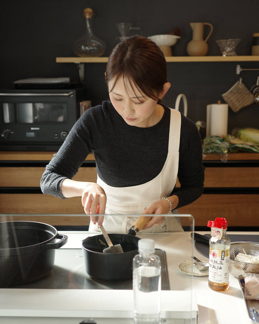 ワンショルダーラップエプロン