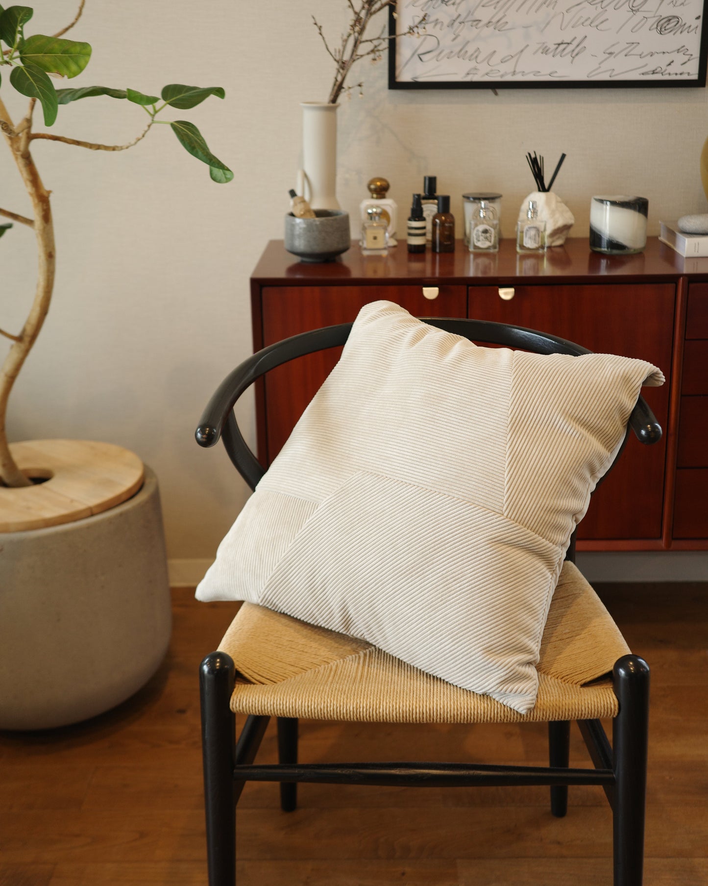 コーデュロイクッションカバー