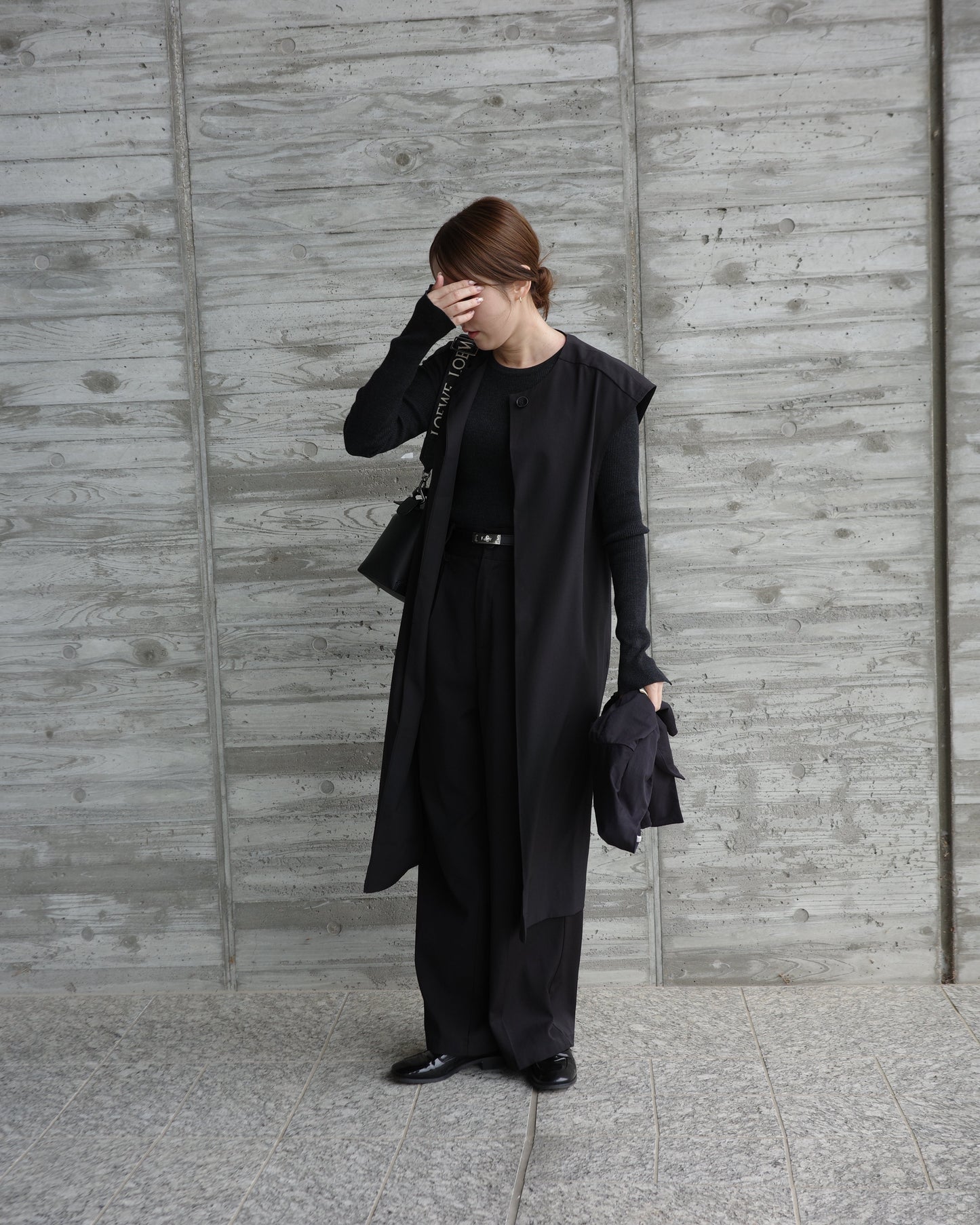 モードロングジレ