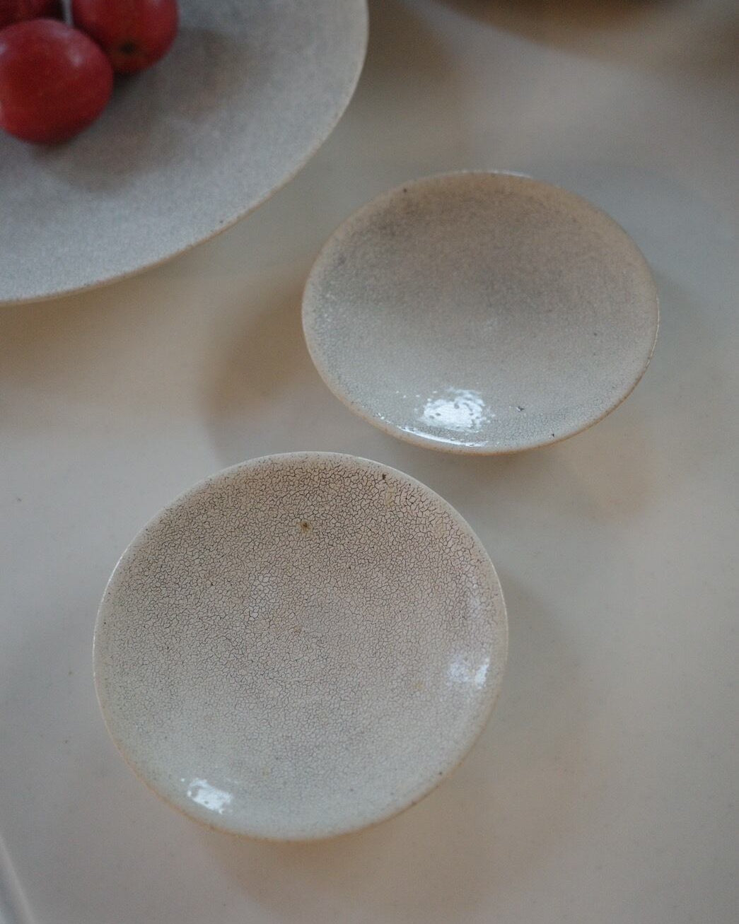 錆かいらぎ まる皿S（美濃焼）