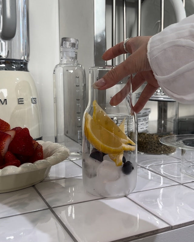 ガラスのタンブラー