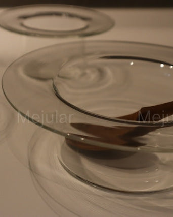 シンプルガラスプレート