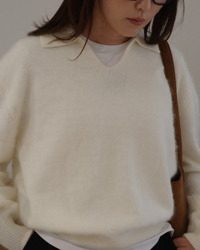 キャンディーウールニット