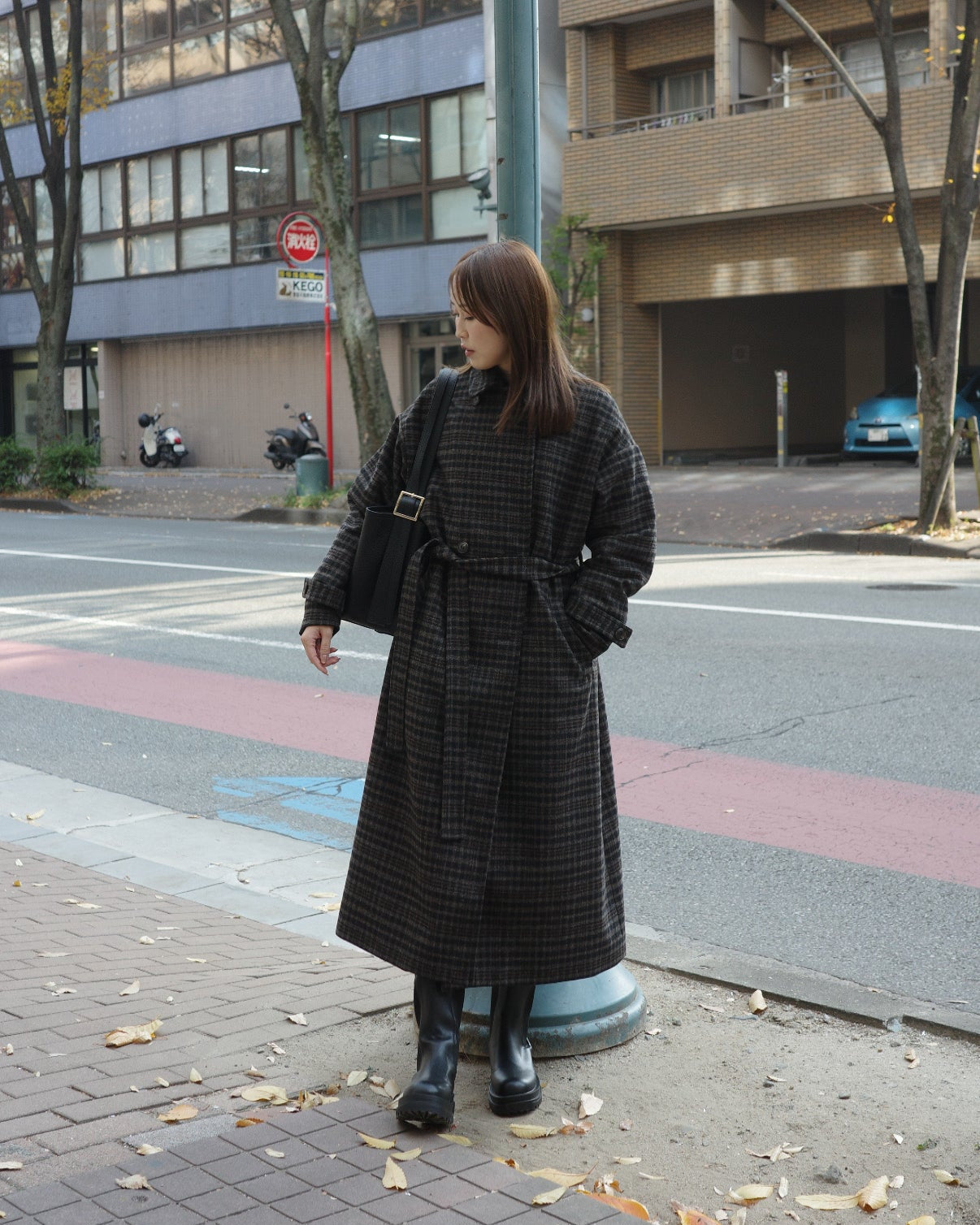 ダブルブレストチェスターコート