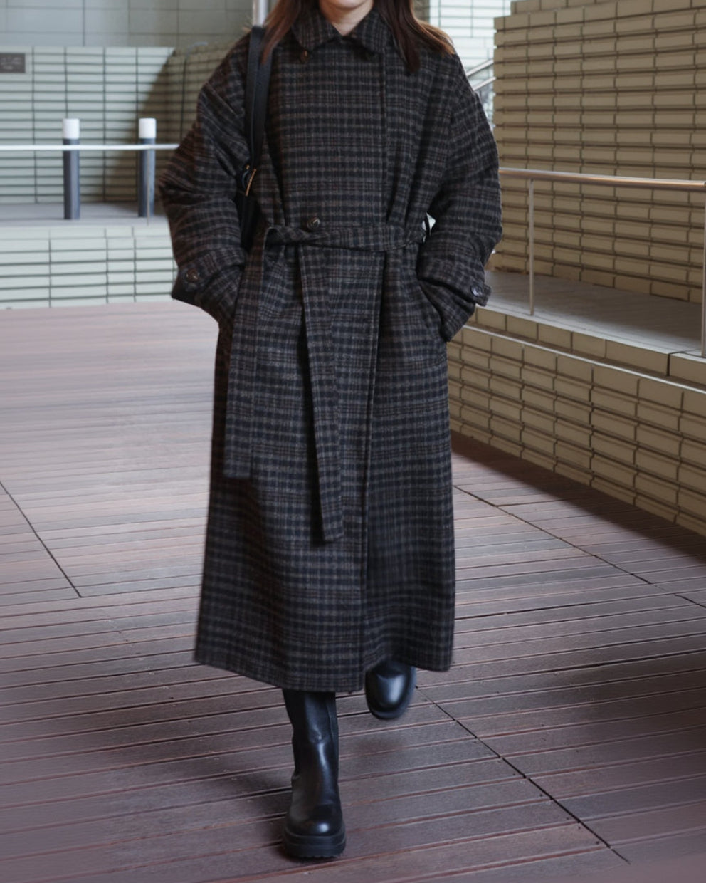 ダブルブレストチェスターコート