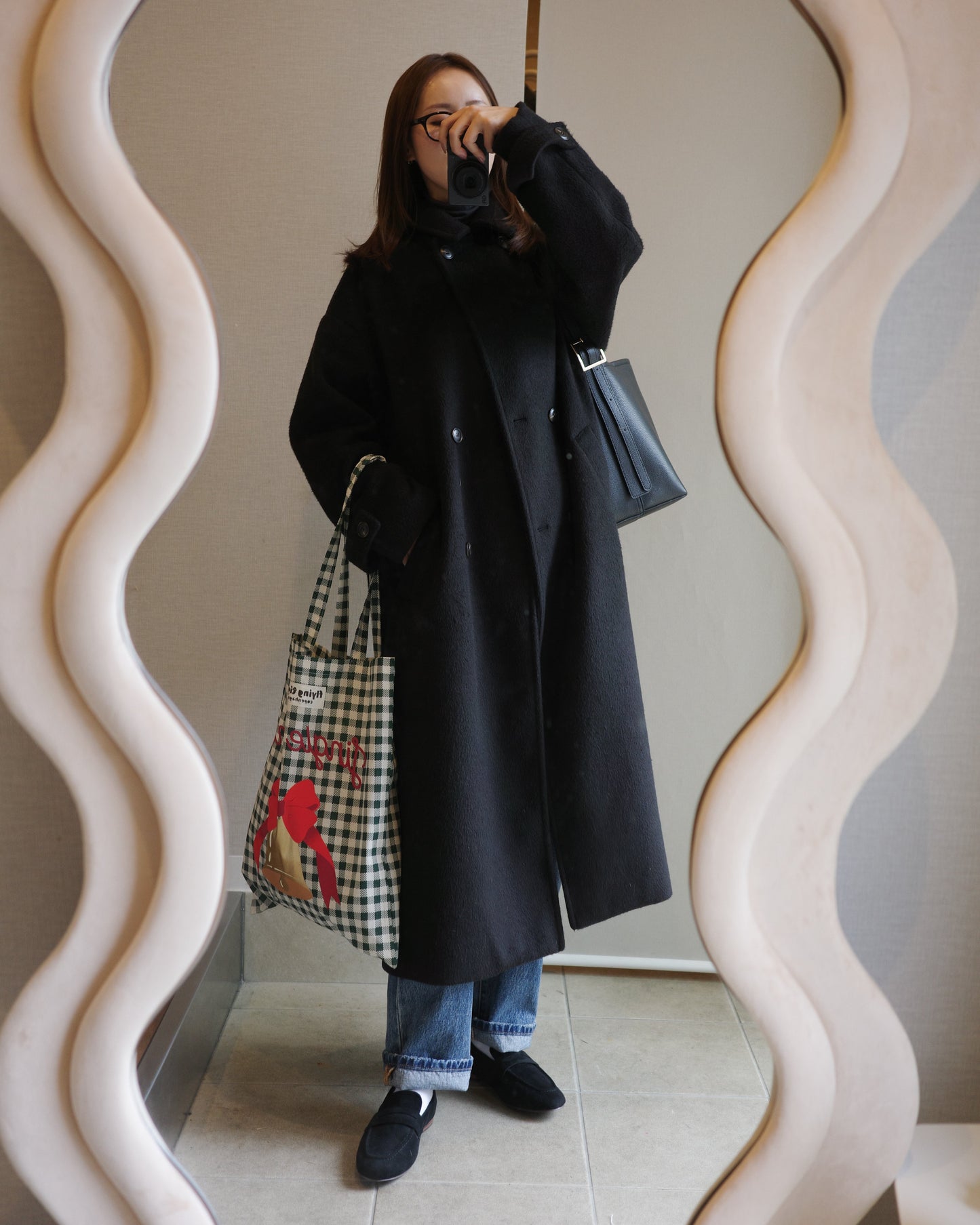 ダブルブレストチェスターコート