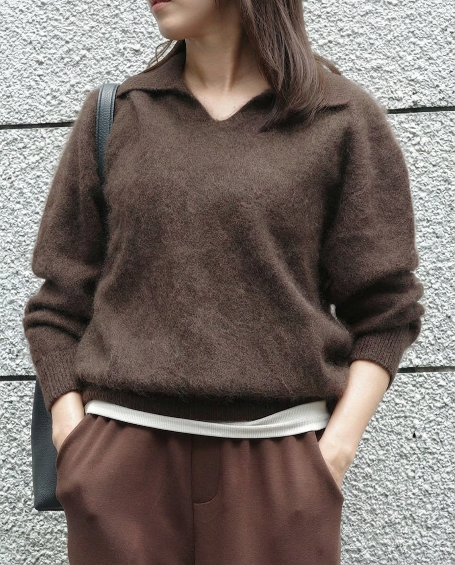 キャンディーウールニット