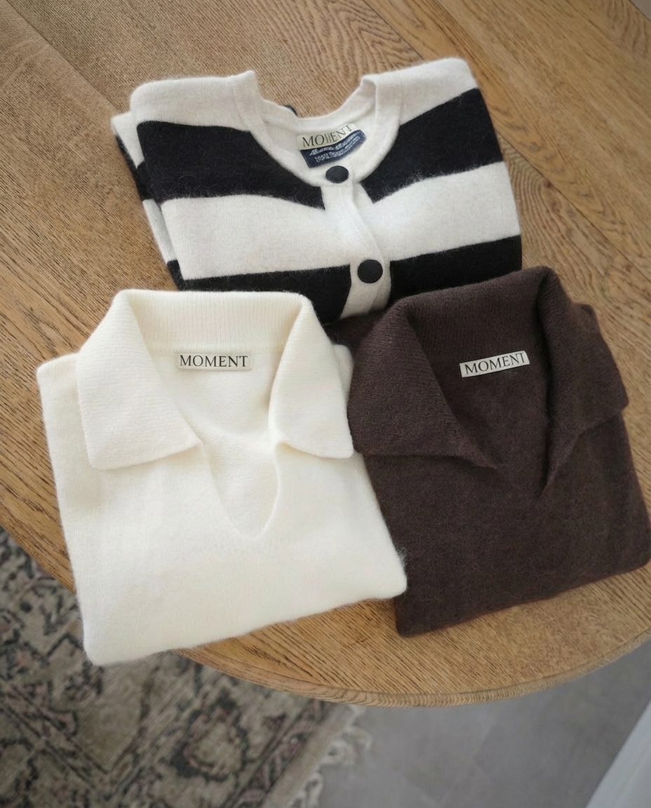 キャンディーウールニット