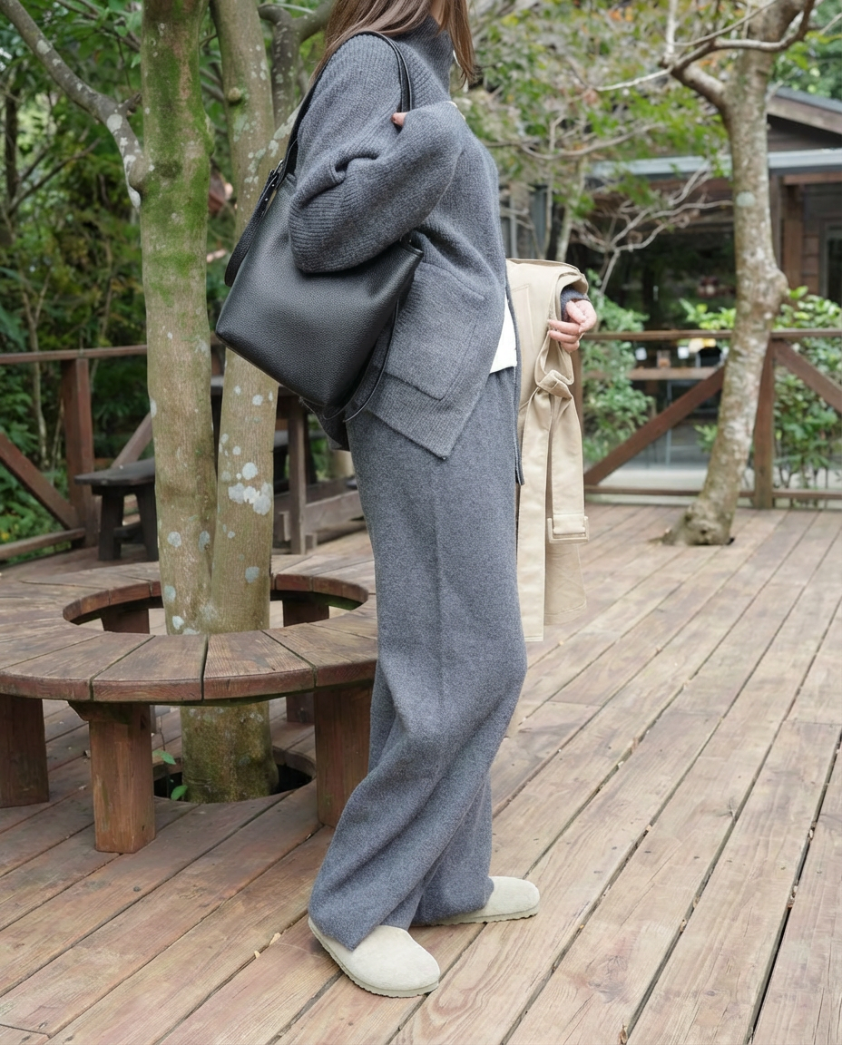 リブジップニットセットアップ